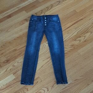 Hudson Girls Black Moto Skinny Jeans